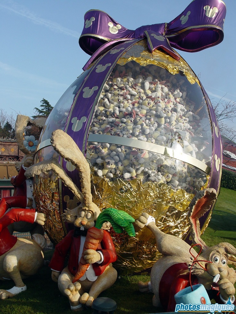 Easter Village in Fantasyland