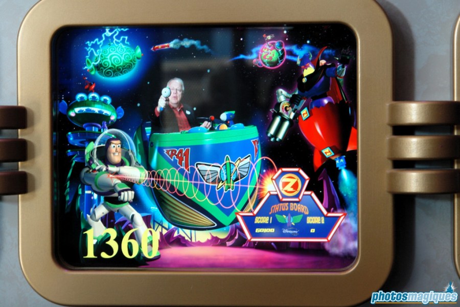 Karl Holz riding Buzz Lightyear Laser Blast