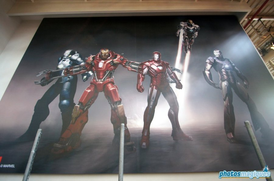 Iron Man at Disney Blockbuster Cafe