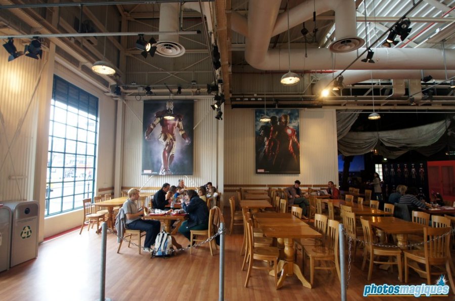 Iron Man at Disney Blockbuster Cafe