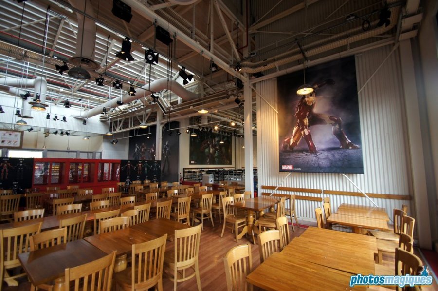 Iron Man at Disney Blockbuster Cafe