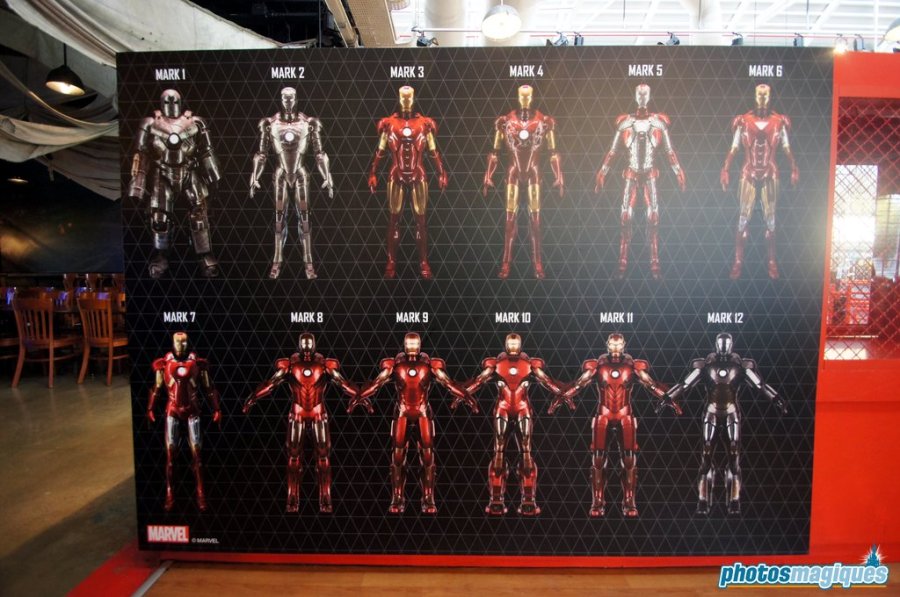 Iron Man at Disney Blockbuster Cafe