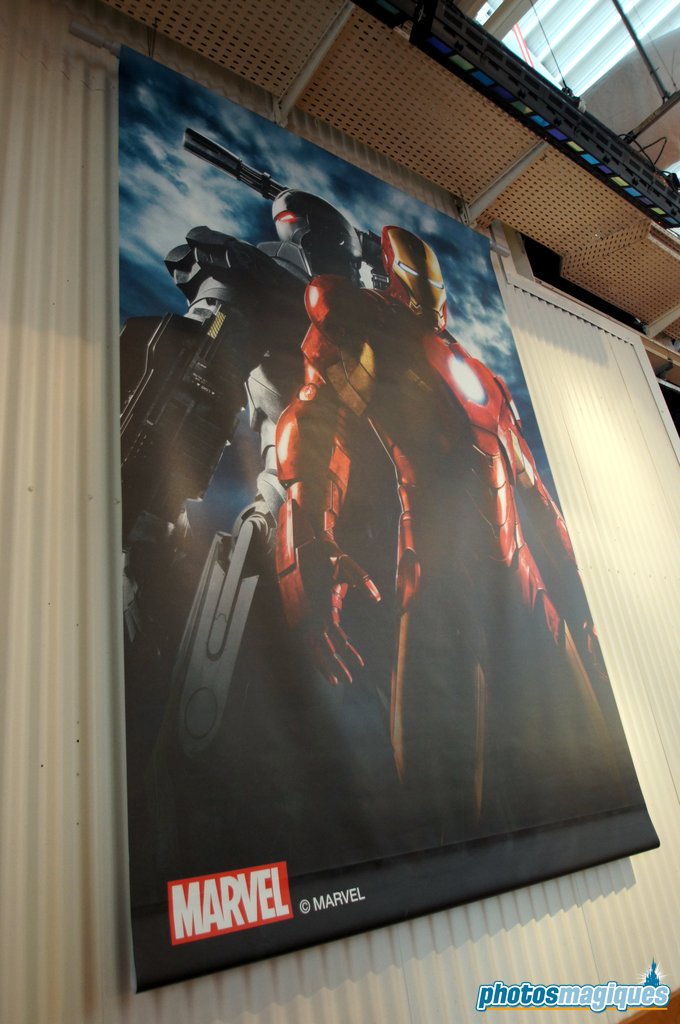 Iron Man at Disney Blockbuster Cafe